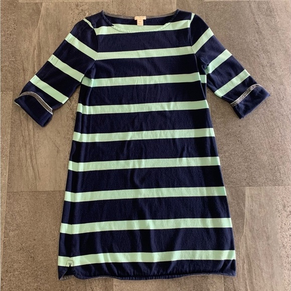 J. Crew Factory Striped Tunic Tee Shirt Dress - Picture 7 of 10